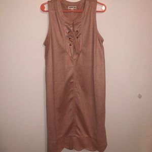 girls pink velvet dress